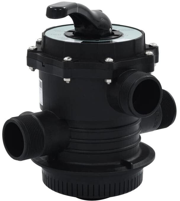 vidaXL Soupape multi-voies filtre à sable 1,5 pouces 6 voies