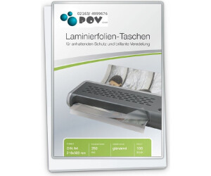 Point Of View Laminierfolien A4 (216 x 303 mm), 2 x 250 mic, glänzend (FT-A4-250)