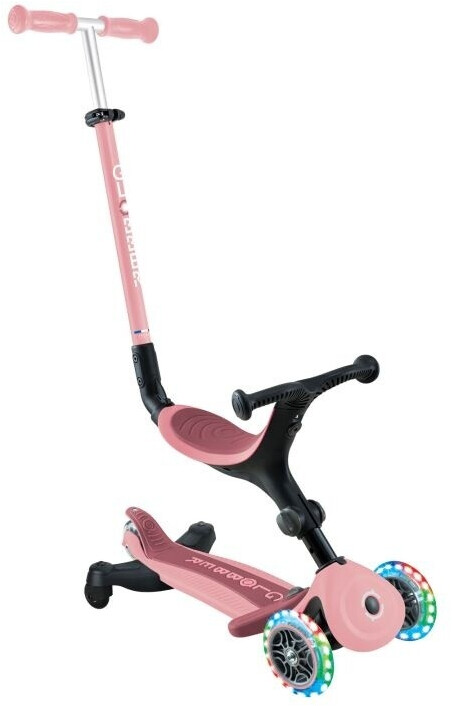Globber Go Up Active Lights 360 rose pastel