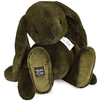 Histoire d'Ours Peluche lapin 50 cm vert