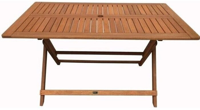 Habitat et Jardin Table de jardin pliante Hong Kong 135 x 80 x 74 cm bois exotique