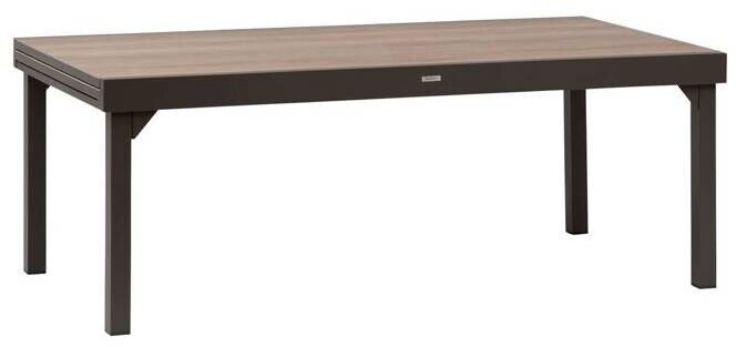 Hespéride Table de jardin extensible Piazza 320 x 100 x 75 cm houblon tonka