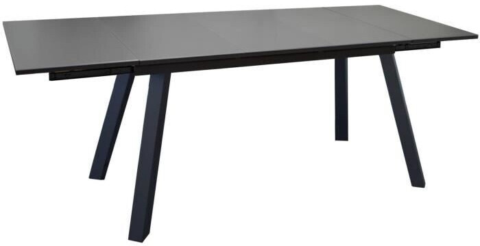 Proloisirs Table de jardin extensible Agra aluminium verre 8 à 10 personnes graphite