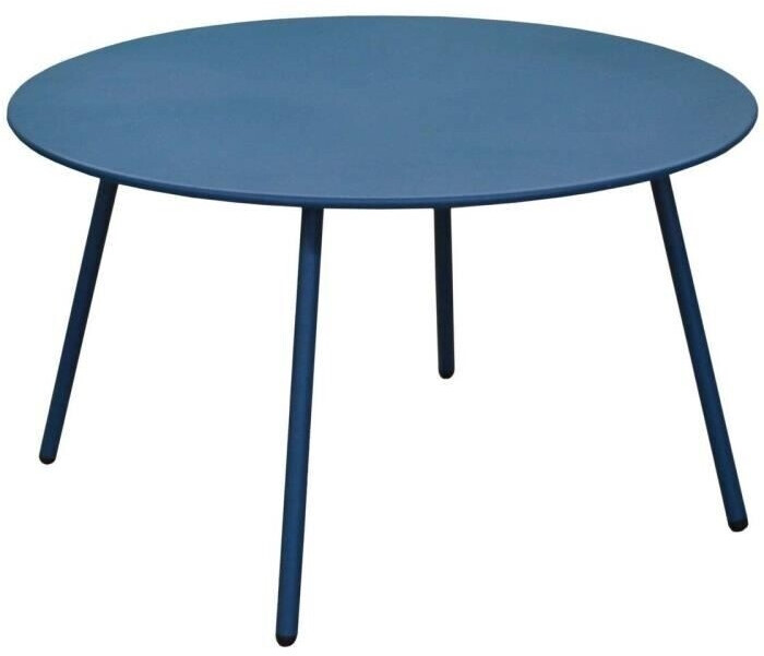 Proloisirs Table basse de jardin Rio acier 70 cm bleu