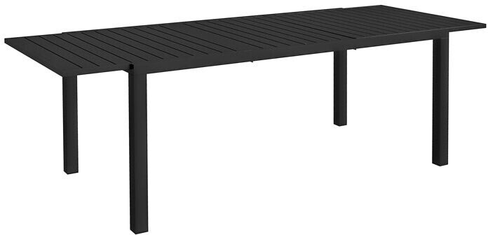 Outsunny Table de jardin extensible aluminium 240 x 94 x 73 cm noir