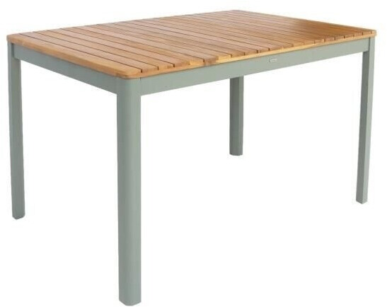 sweeek Table de jardin Senora 6 personnes 120 x 80 x 75 cm kaki