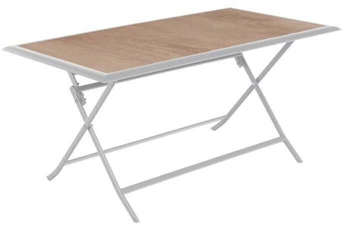 Hespéride Table de jardin pliante Azua rectangulaire 150 x 80 x 71 cm blanc