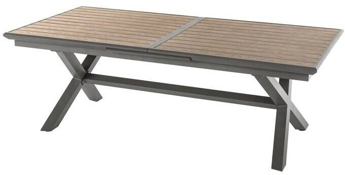 Hespéride Table de jardin extensible Axiome praline honey