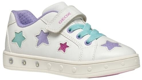 Geox J Skylin Girl B Sneaker white multicolor