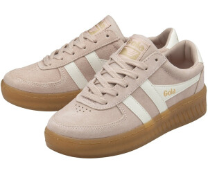 Scarpe Gola Stadium Donna – Sneaker Da Calcetto E Futsal, Bianco/Rosa/Argilla, Taglia 41 EU