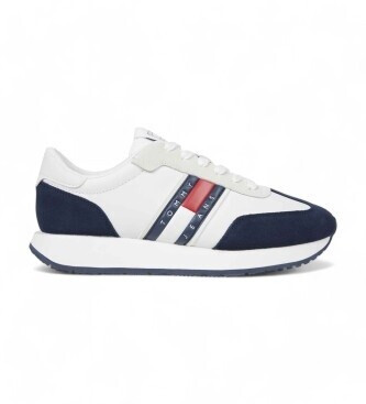 Tommy Hilfiger Retro Runner Leather Sneakers white EM0EM01502