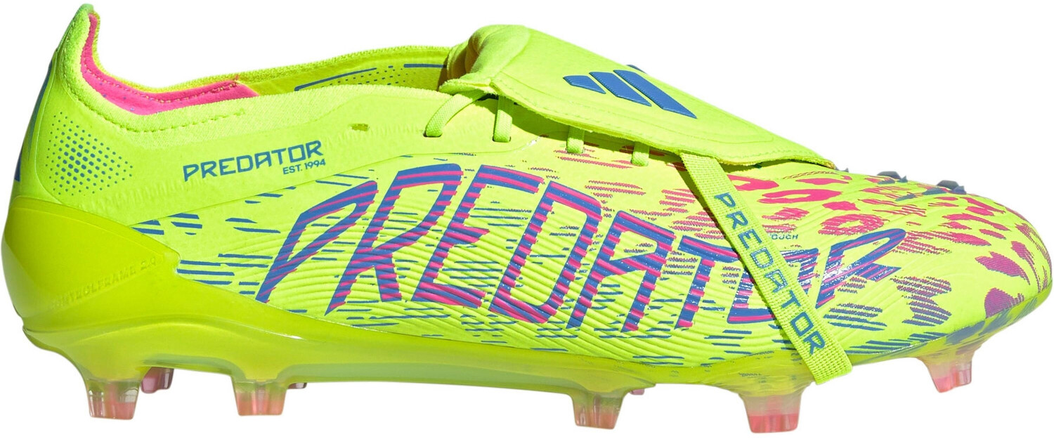 Adidas Predator Elite Foldover Tongue FG (JH6421) lucid lemon/lucid pink/blue fusion