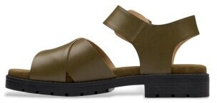 Clarks Orinoco Cross green leather sandals 26181351