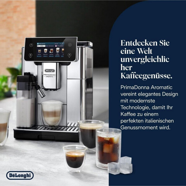 De'Longhi Primadonna Aromatic ECAM630.75TM silber, Bild 3