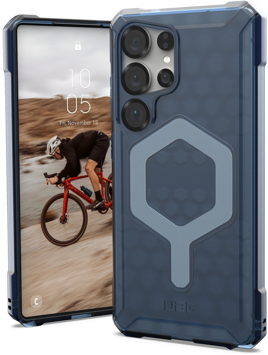 Urban Armor Gear Essential Armor with (Samsung Galaxy S25 Ultra), Smartphone Hülle, Blau