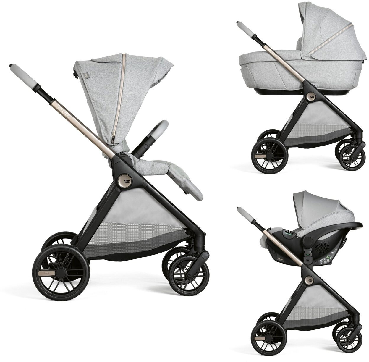 Chicco Trio Bellagio Comfort with Kory Plus I-size lunar rock