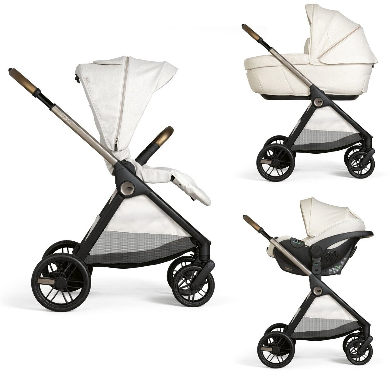 Chicco Trio Bellagio Comfort with Kory Plus I-size amber glow