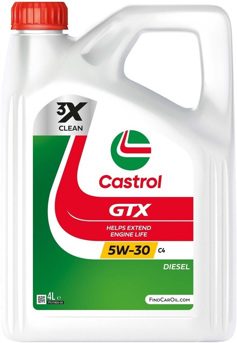 Castrol GTX 5W-30 C4 Diesel Oil 4L (15F64E)