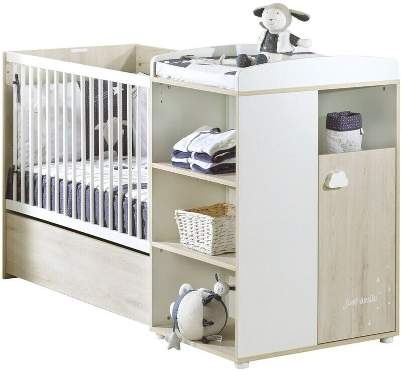Baby Price Lit combiné évolutif smile hêtre