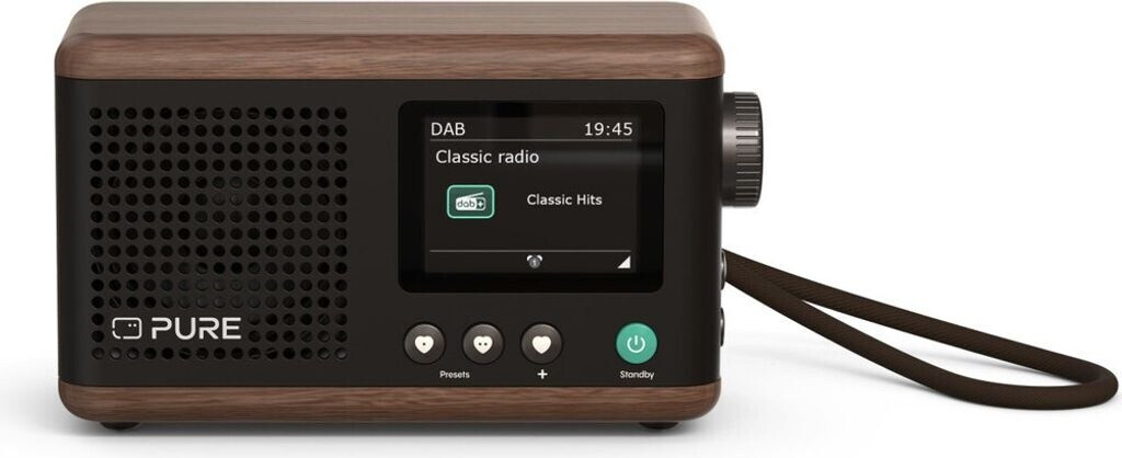 Pure Classic H4 Radio Digitale DAB+/FM Con Bluetooth 5.3, USB, AUX, Timer E Sveglia – Design Legno Quercia, Bianco