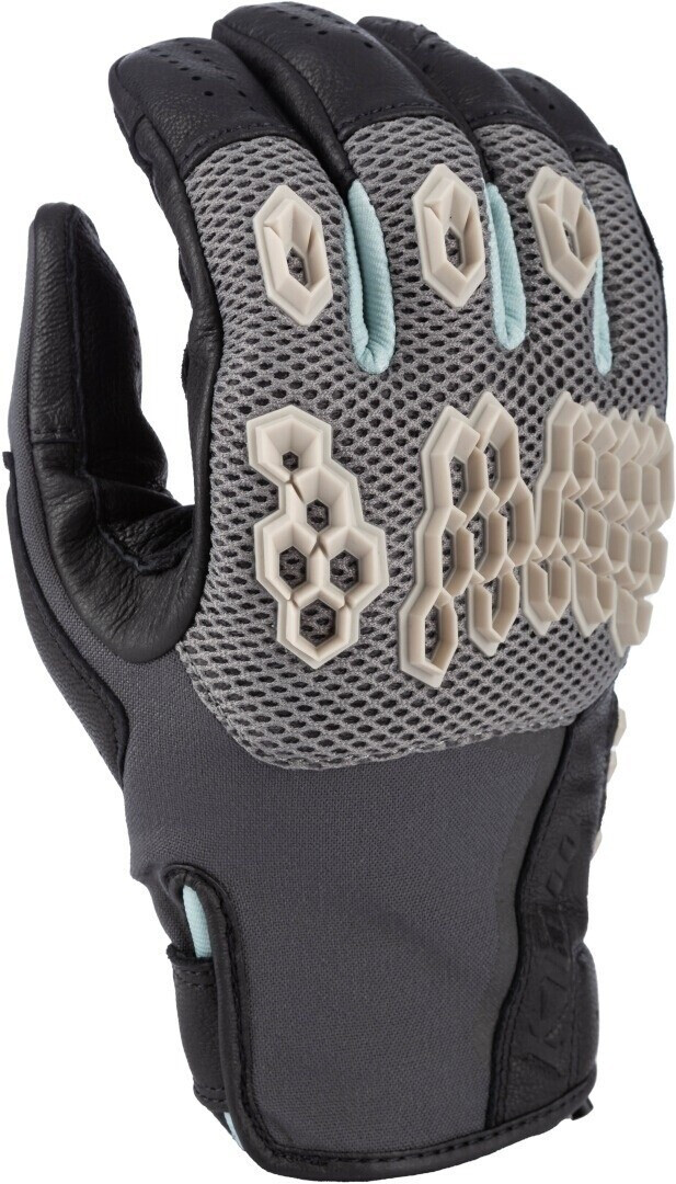 Klim Baja S4 2025 perforated Mesh Leder//Textil Enduro Gloves black/grey