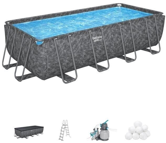 Bestway Piscine tubulaire rectangulaire APX 365 549 x 274 x 132 cm