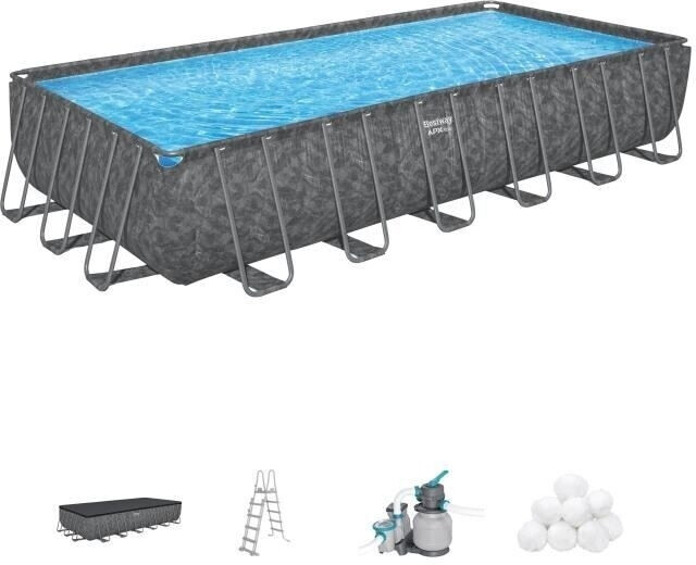 Bestway Piscine tubulaire rectangulaire APX 365 732 x 366 x 132 cm