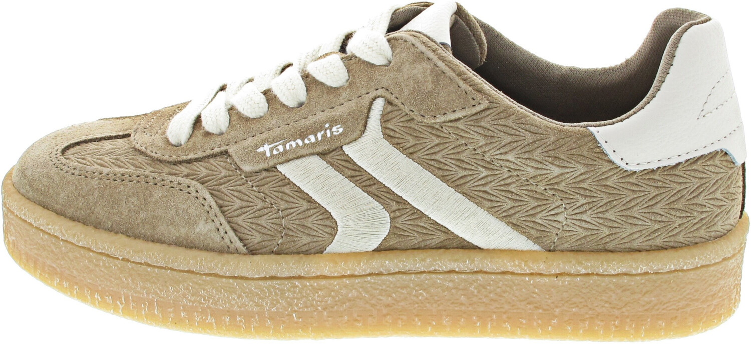 Baskets Tamaris Pour Femme - Sneakers Basses Blanches, Semelle Antidérapante, Design Moderne