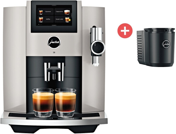 Jura S8 Platin (EB) (15483) + Cool Control Milchbehälter 0,6 l