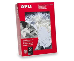 APLI Hangingetiket + Kabel 9x24mm 1000 Stücke (1477am)