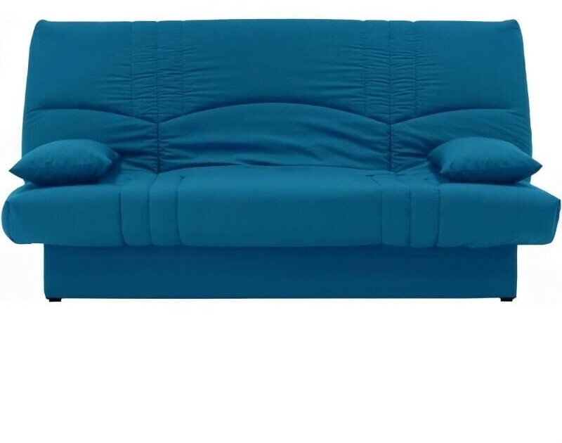 Sofa Dreams Banquette clic clac 3 places style contemporain bleu canard