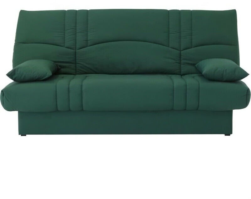 Sofa Dreams Banquette clic clac 3 places style contemporain vert forêt
