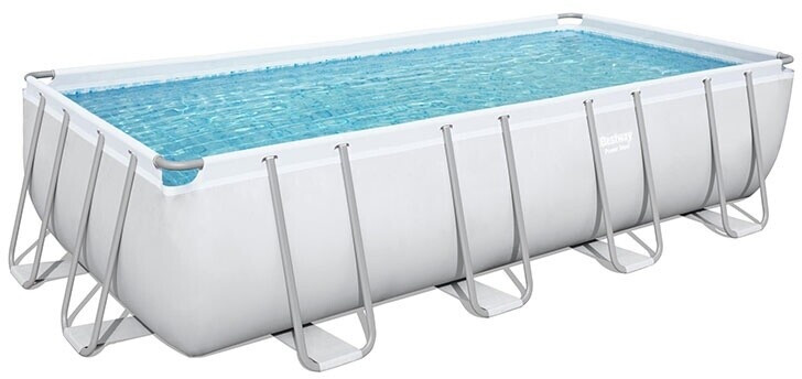 Bestway Piscine tubulaire rectangulaire Power Steel 549 x 274 x 122 cm avec échelle et filtre