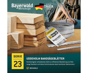 Encut hoogwaardige lintzaagbladen, 3-delige set, 2240 x 16 x 0,65 mm, 4 tpm, gereedschapsstaal voor hout, o.a. voor Elektra Beckum, Metabo, Güde zaagband