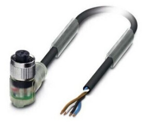 Phoenix Contact SAC-4P-10.0-PVC/M12FR-3L 10m M12 Schwarz (1401063)