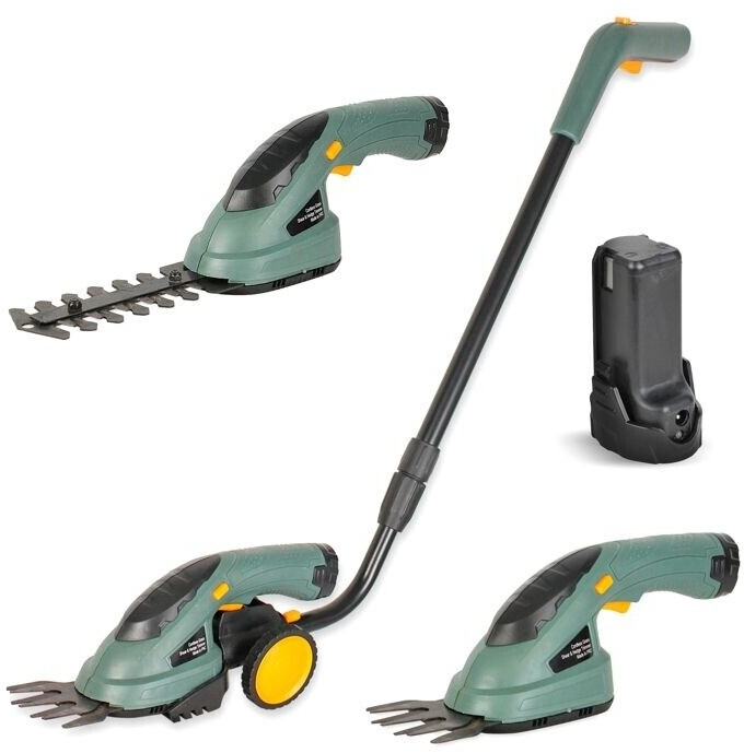 Fishtec Coupe-bordure 2-en-1 avec taille-haie 3,6 V