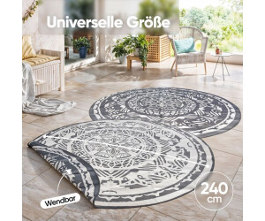 HEBE Outdoor-Teppich 1,5x2,4 M – Wasserdicht, Wendbar, Aus Recyceltem Kunststoff, Für Terrasse, Camping, Balkon