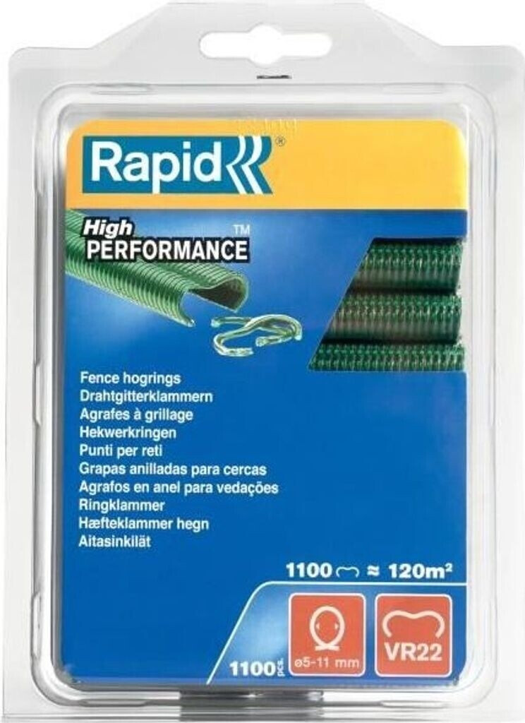 Rapid VR22 ring clips green (1,100 pcs.)