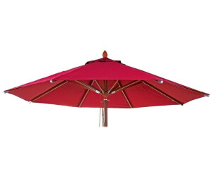 MCW Replacement cover for parasol -c57, around Ø3m polyester 3kg, Bordeaux-R (71766)
