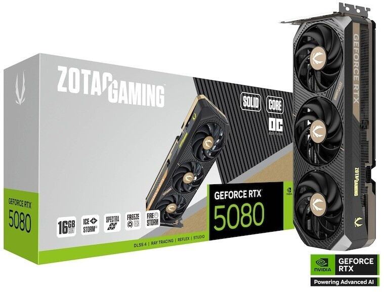 Zotac GeForce RTX 5080 Solid Core OC
