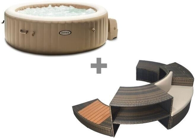Intex Pools PureSpa Sahara 6 places avec mobilier