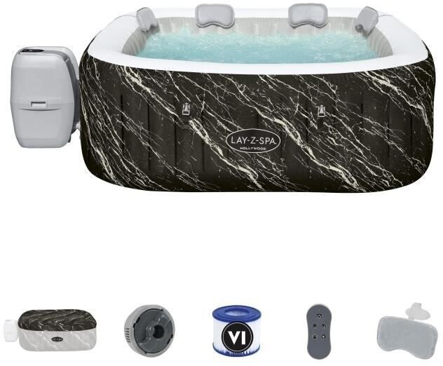 Bestway Lay-Z-Spa Hollywood 6 places avec couverture et cartouche