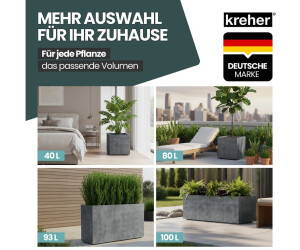 Kreher Millennium in Naturstein 23 Liter grau ab 49.99  | Vergleiche 3  Angebote auf idealo.de