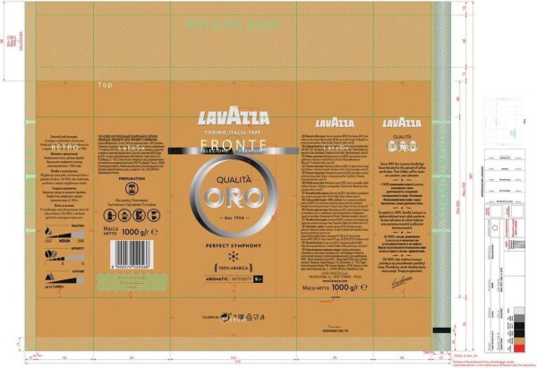 Lavazza Qualita Oro Bohnen, Bild 8