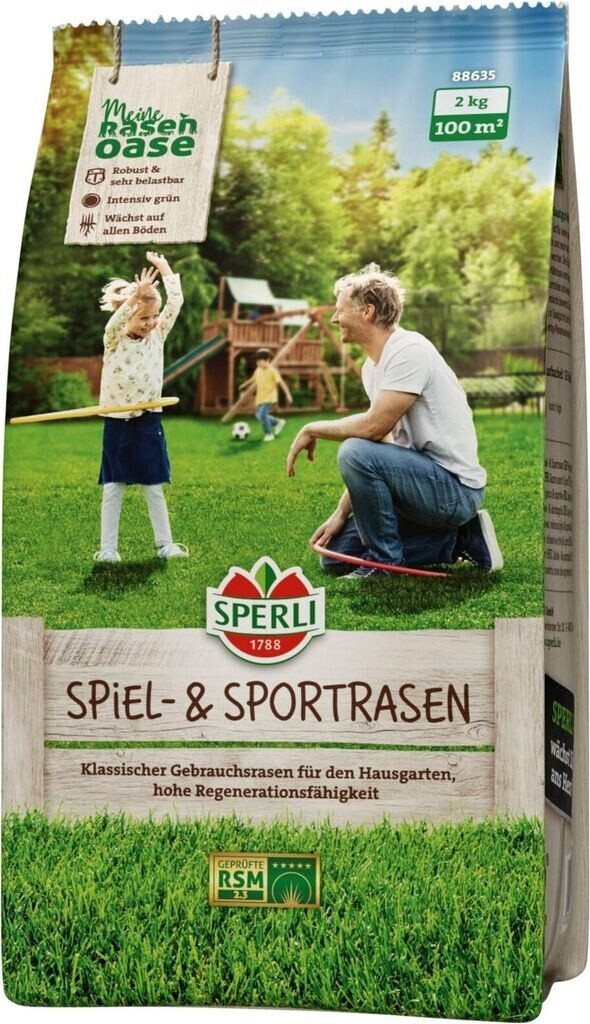 Sperli Sperli Spiel- und Sportrasen RSM 2.3 2,0 kg 100 m² - side view