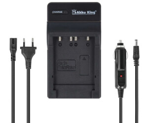 Akku-King 2in1 KFZ + Netz Ladegerät kompatibel mit Sony Akku NP-BD1