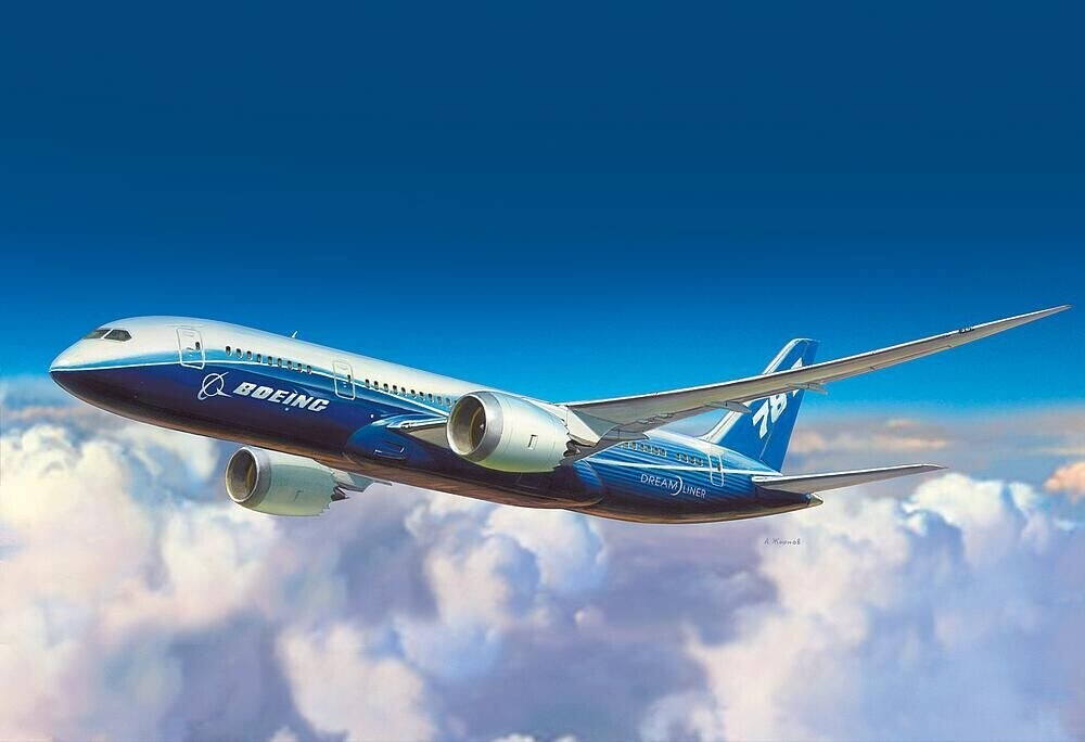 Zvezda 1:144 Boeing 787-8 Dreamliner Plastic Model Kit – 7008 – New Unassembled