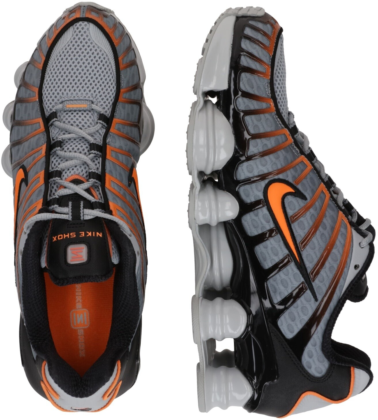 Nike Shox TL light smoke grey/black/bright mandarin ab 94,00