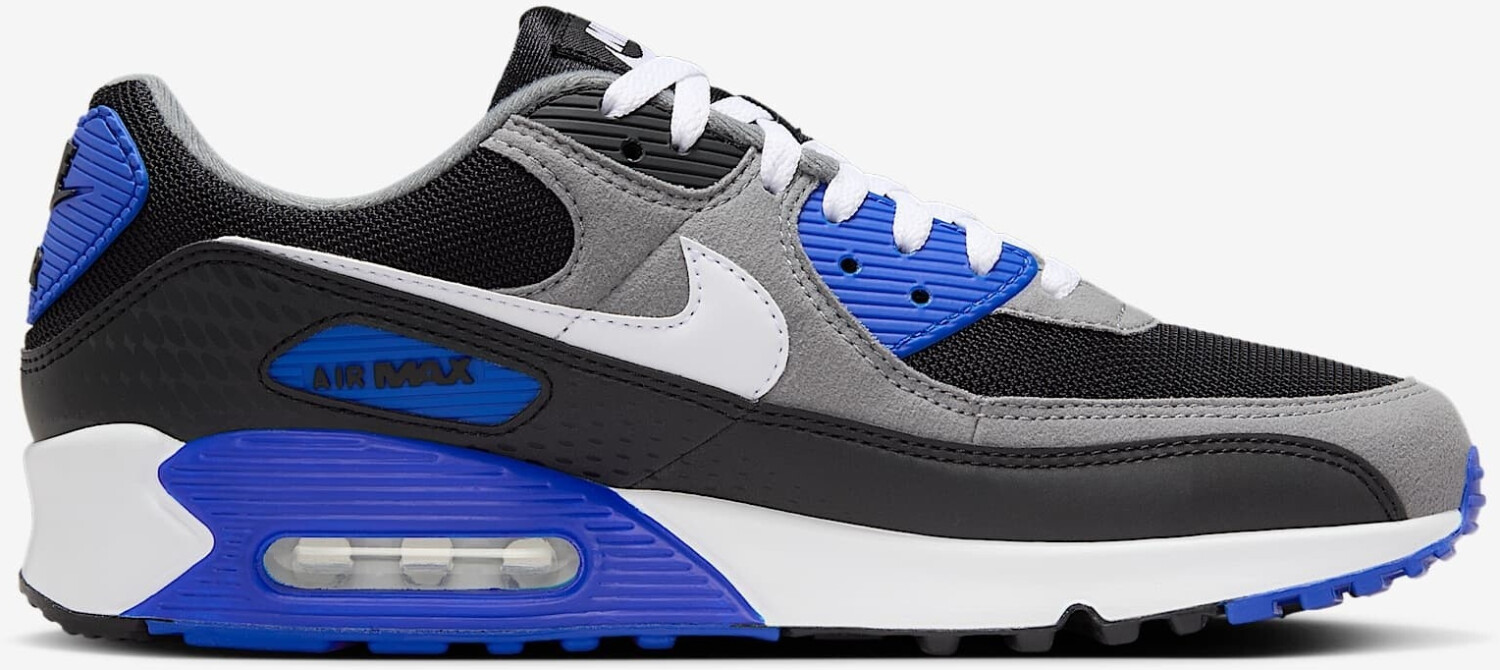 国内配送 NIKE AIR MAX 90 BLACK/LYON BLUE-VARSITY MAIZE-WHITE Nike Air Max 90 black/lyon blue/varsity maize/white ab 160