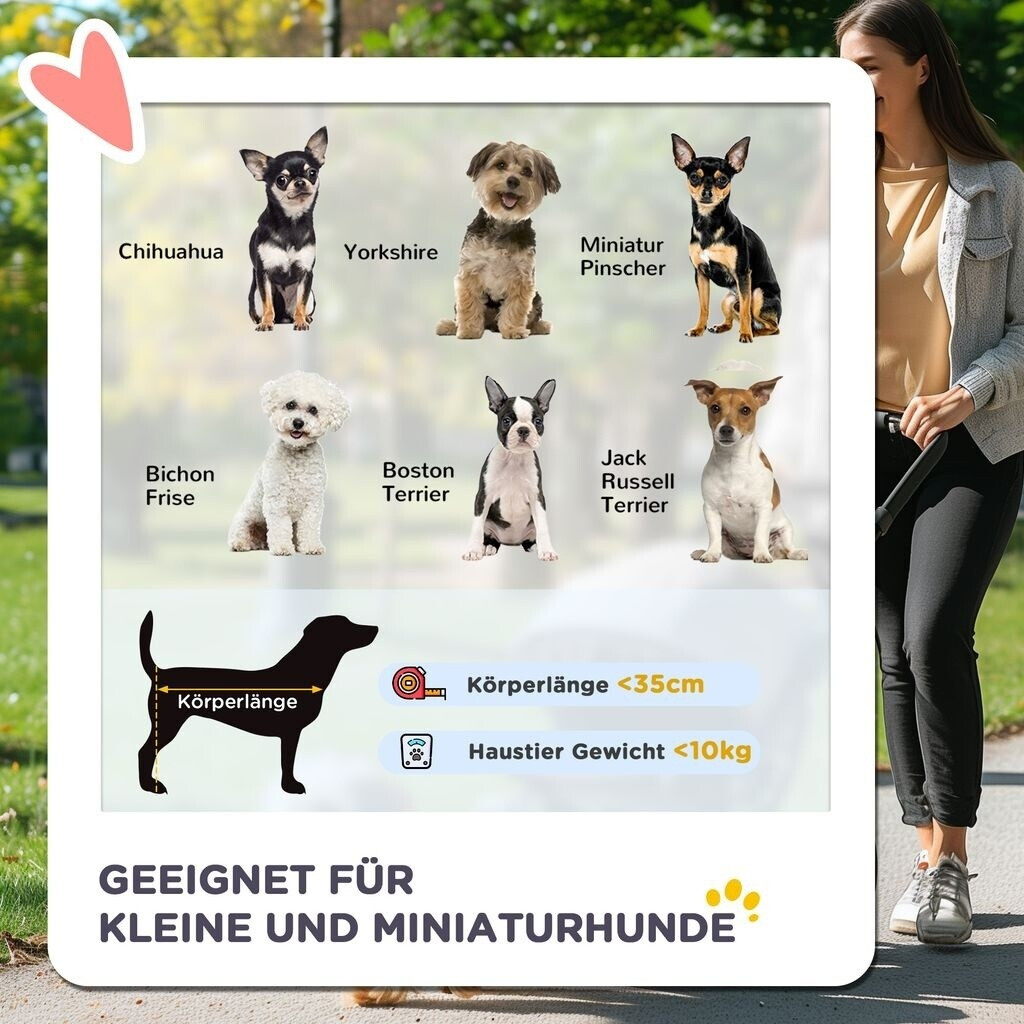 Pawhut Poussette pour chien Pawhut Poussette pour chien